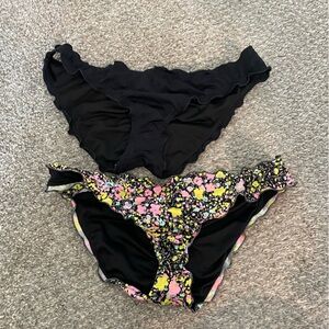 VS bikini ruched bikini bottom bundle